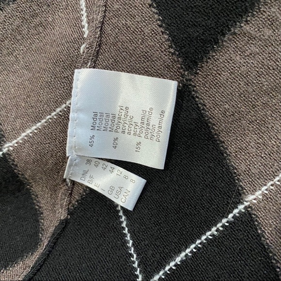 ARGYLE SWEATER SHRUG - Picture 6 of 6